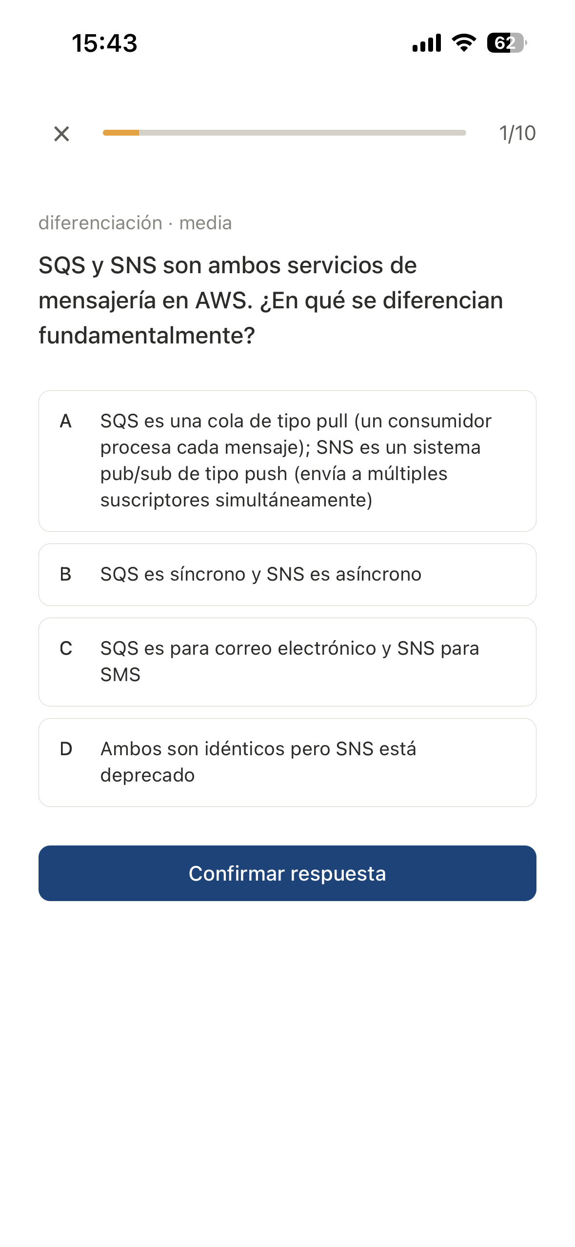 Pantalla de inicio de CumuloNimbo